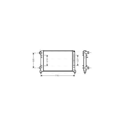 AVA DEUTSCHLAND GMBH Radiateur refroidissement du moteur FTA2262 Ava Quality Cooling