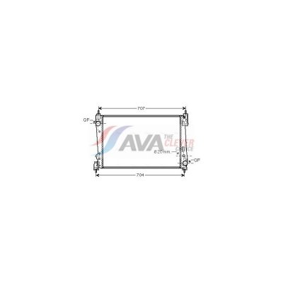 AVA DEUTSCHLAND GMBH Radiateur refroidissement du moteur FTA2312 Ava Quality Cooling