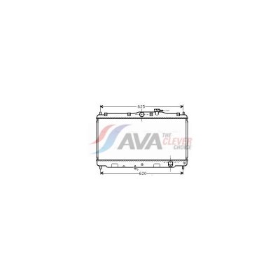 AVA DEUTSCHLAND GMBH Radiateur refroidissement du moteur HD2010 Ava Quality Cooling