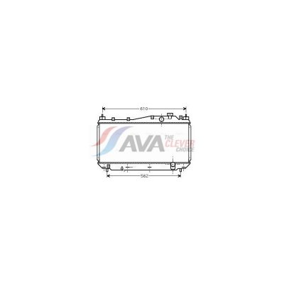 AVA DEUTSCHLAND GMBH Radiateur refroidissement du moteur HD2113 Ava Quality Cooling