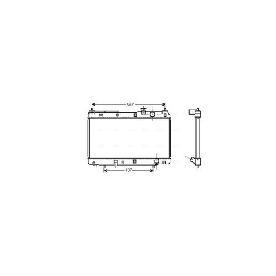 AVA DEUTSCHLAND GMBH Radiateur refroidissement du moteur HD2175 Ava Quality Cooling