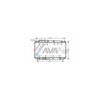 AVA QUALITY COOLING Radiateur refroidissement du moteur HD2192 