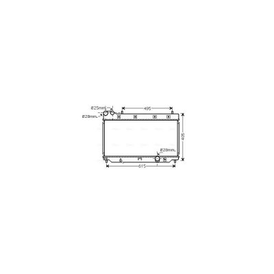 AVA DEUTSCHLAND GMBH Radiateur refroidissement du moteur HD2206 Ava Quality Cooling