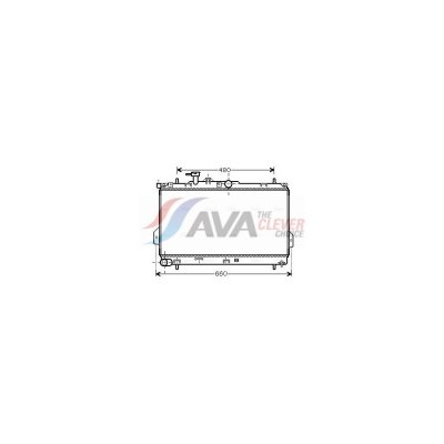 AVA DEUTSCHLAND GMBH Radiateur refroidissement du moteur HY2097 Ava Quality Cooling