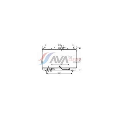 AVA DEUTSCHLAND GMBH Radiateur refroidissement du moteur HY2114 Ava Quality Cooling