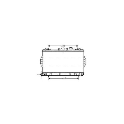 AVA QUALITY COOLING Radiateur refroidissement du moteur HYA2047 