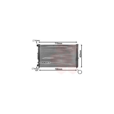 VAN WEZEL Radiateur refroidissement du moteur *** IR PLUS *** 03002105 International Radiators Plus 