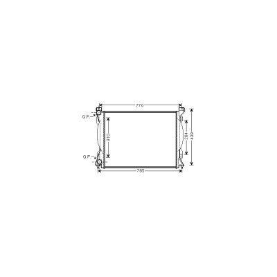 INTERNATIONAL RADIATORS PLUS Radiateur refroidissement du moteur *** IR PLUS *** 03002233  