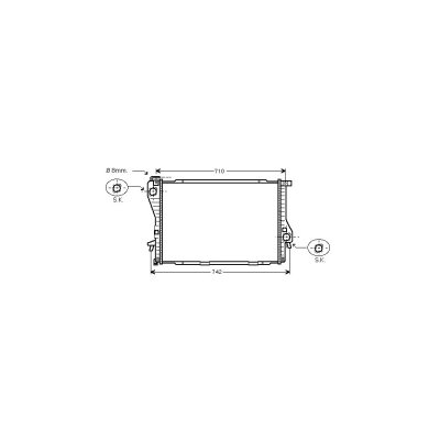 INTERNATIONAL RADIATORS PLUS Radiateur refroidissement du moteur *** IR PLUS *** 06002235  