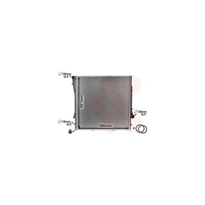 VAN WEZEL Radiateur refroidissement du moteur *** IR PLUS *** 06002275 International Radiators Plus 