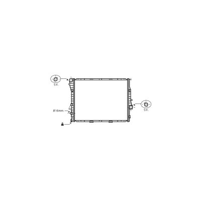VAN WEZEL Radiateur refroidissement du moteur *** IR PLUS *** 06002276 International Radiators Plus 