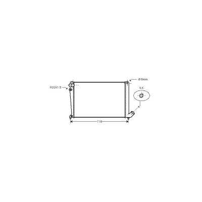 INTERNATIONAL RADIATORS PLUS Radiateur refroidissement du moteur *** IR PLUS *** 09002106  