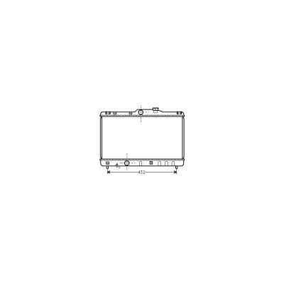 VAN WEZEL Radiateur refroidissement du moteur *** IR PLUS *** 53002140 International Radiators Plus 