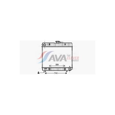 AVA DEUTSCHLAND GMBH Radiateur refroidissement du moteur MS2043 Ava Quality Cooling