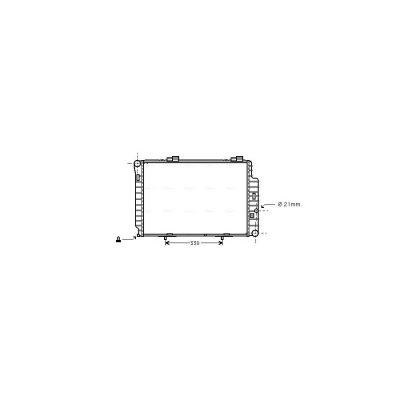 AVA DEUTSCHLAND GMBH Radiateur refroidissement du moteur MSA2234 Ava Quality Cooling
