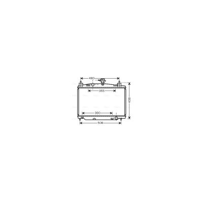 AVA DEUTSCHLAND GMBH Radiateur refroidissement du moteur MZ2213 Ava Quality Cooling