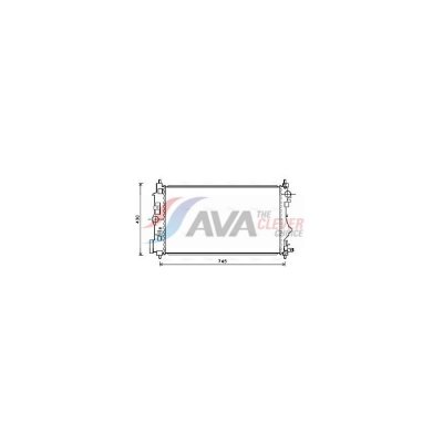 AVA QUALITY COOLING Radiateur refroidissement du moteur OL2599 