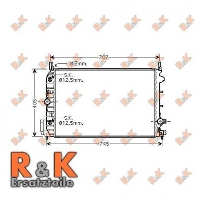 AVA DEUTSCHLAND GMBH Radiateur refroidissement du moteur OLA2388 Ava Quality Cooling