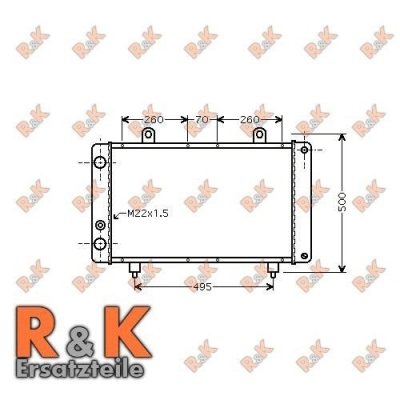 AVA DEUTSCHLAND GMBH Radiateur refroidissement du moteur PEA2319 Ava Quality Cooling