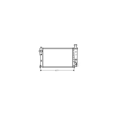 VAN WEZEL Radiateur, Refroidissement Du Moteur Peugeot 405 I Break De 10/1988 &Agrave; 08/1992