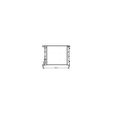 AVA DEUTSCHLAND GMBH Radiateur refroidissement du moteur RT2042 Ava Quality Cooling