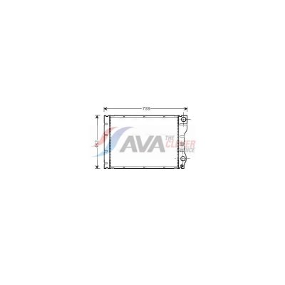 AVA DEUTSCHLAND GMBH Radiateur refroidissement du moteur RTA2293 Ava Quality Cooling