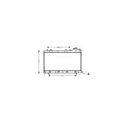 AVA DEUTSCHLAND GMBH Radiateur refroidissement du moteur SU2045 Ava Quality Cooling