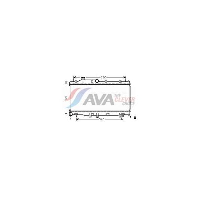 AVA DEUTSCHLAND GMBH Radiateur refroidissement du moteur SU2065 Ava Quality Cooling