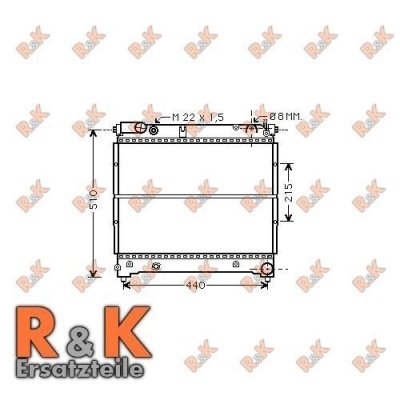 AVA DEUTSCHLAND GMBH Radiateur refroidissement du moteur SZ2070 Ava Quality Cooling