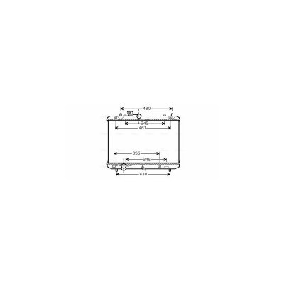 AVA QUALITY COOLING Radiateur refroidissement du moteur SZ2083 