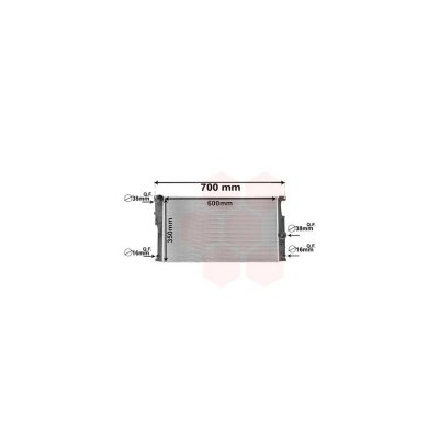 VAN WEZEL Radiateur refroidissement moteur  06002447 - R&eacute;f. 06002447