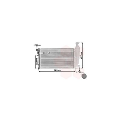 VAN WEZEL Radiateur Refroidissement Moteur  09002116