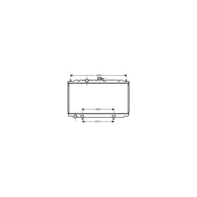VAN WEZEL Radiateur refroidissement moteur  13002215 - R&eacute;f. 13002215