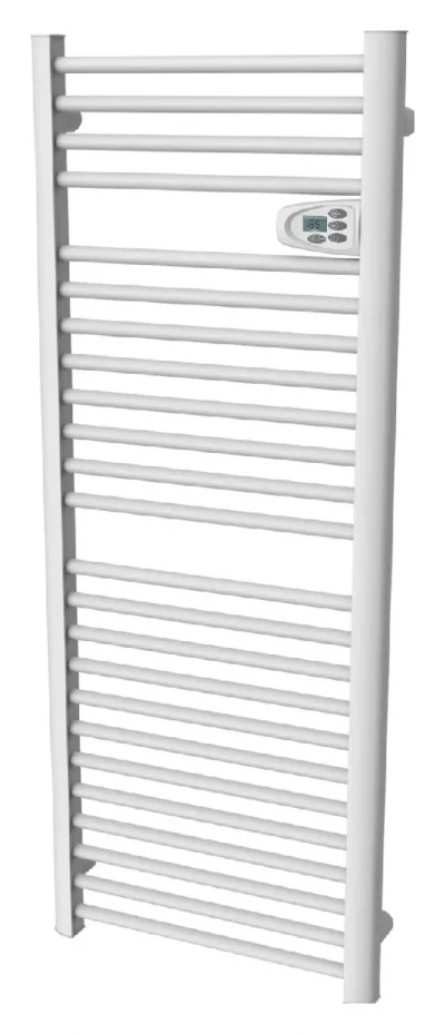 KALIA Radiateur s&egrave;che-serviettes &eacute;lectrique &agrave; inertie &eacute;cran lcd 750W montana