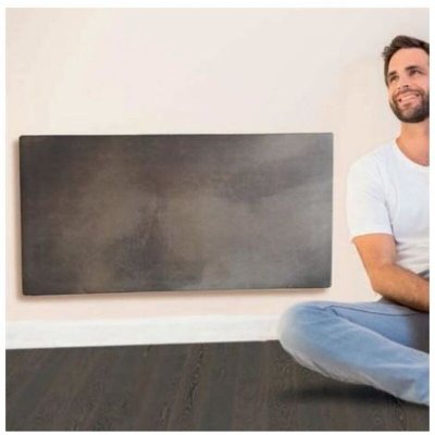 THERMOR Radiateur Touch Silicium - Horizontal - 2000W - Terre Lunaire