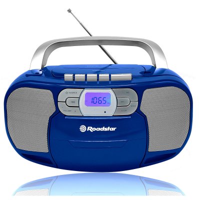 ROADSTAR Radio CD Cassette Portable Numerique PLL FM, Lecteur CD-MP3, USB, AUX-IN,, RCR-4635UMPBL, , Bleu