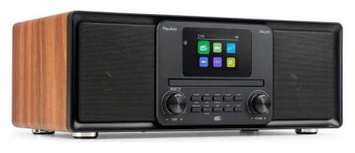 TRONIOS Radio DAB+/FM Audizio Palmi avec Lecteur CD Bluetooth USB Noyer