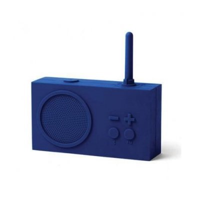 LEXON Radio FM et Enceinte Bluetooth  Tykho 3 Bleu nuit