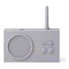 LEXON Radio FM et Enceinte Bluetooth  Tykho 3 Gris clair 