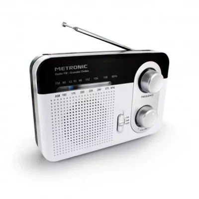 METRONIC Radio FM grandes ondes  477220 Grise 