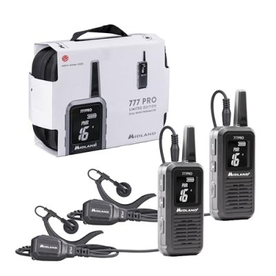 MIDLAND Radio  777 Pro PMR446 2 pi&egrave;ces, batteries et chargeur inclus