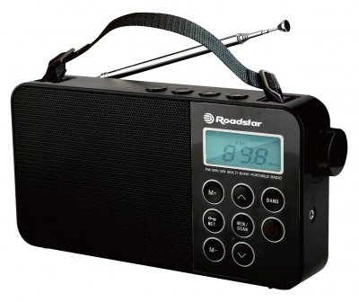 ROADSTAR Radio Num&eacute;rique Multibande Portable AM /FM /SW sur Secteur / &agrave; Piles Petite,, TRA-2340PSW, , Noir