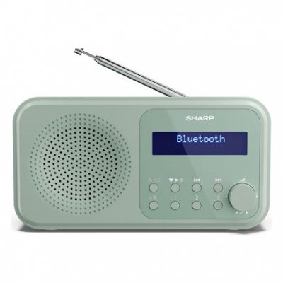 UNISEX Radio num&eacute;rique portable Bluetooth Sharp Tokyo DAB /DAB+ /FM Vert aigue-marine