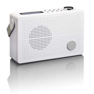 LENCO Radio portable dab+/fm avec fonction r&eacute;veil  blanc PDR-030WH