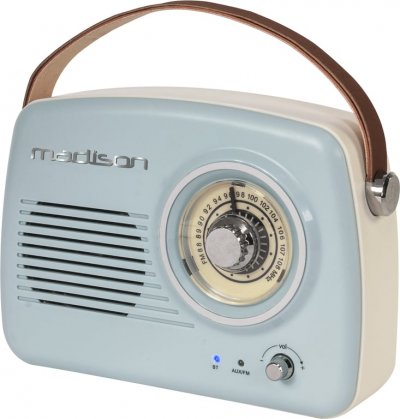 MADISON Radio portable  Freesound-VR30 Bleu et Beige 
