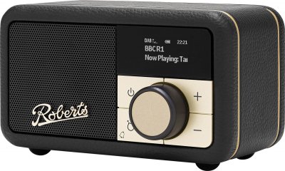 ROBERTS Radio portable  Revival Petite 2 Bluetooth DAB+ et FM Noir 