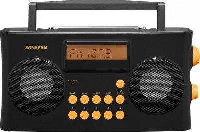 SANGEAN Radio portable sp&eacute;cialement con&ccedil;ue pour les malvoyants  - Vocal 170 (PR-D17) Noir