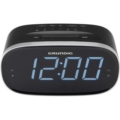 GRUNDIG Radio r&eacute;veil  SONOCLOCK3100 - FM - LCD blanc - Port USB