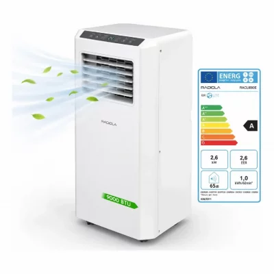  Radiola RACLI090E - Climatiseur - portable - 2.6 EER - blanc