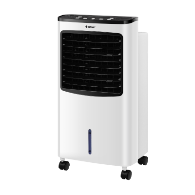 COSTWAY Rafra&icirc;chisseur d'Air 4 en 1 avec T&eacute;l&eacute;commande, Minuterie 7,5H-R&eacute;servoir D'eau 8L